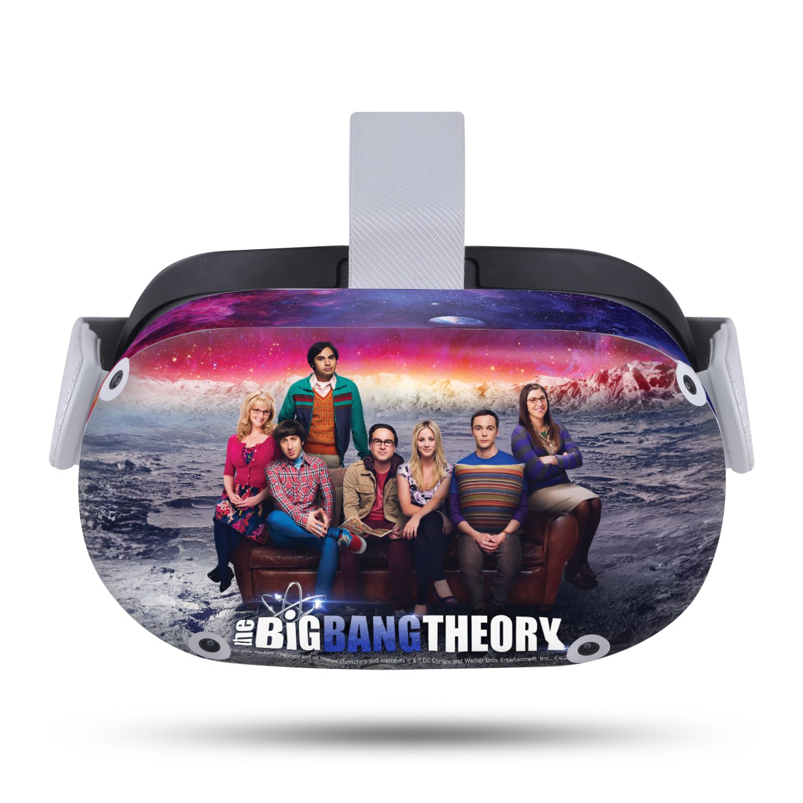 Head Case Designs Officially Licensed The Big Bang Theory Season 11 Key Art Graphics Vinyl Sticker Skin Decal Cover Compatible with Meta Quest 2