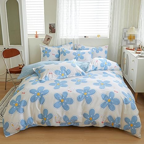 Amazon 寝具カバーセット 布団カバー ブルー 4点セット セミダブル シングル 防ダニ 通気 吸湿 速乾 掛け布団カバー おしゃれ 布団 カバー 枕カバー カバーセット ベッド用品 フラットシーツ オールシーズン オシャレ 優しい肌触り 北欧 1 5mcset シーツセット 可愛い Amazon 寝具カバーセット 布団カバー ブルー 4点セット セミダブル シングル 防ダニ 通気 吸湿 速乾 掛け布団カバー おしゃれ 布団 カバー 枕カバー カバーセット ベッド用品 フラットシーツ オールシーズン オシャレ 優しい肌触り 北欧 1 5mcset シーツセット 可愛い