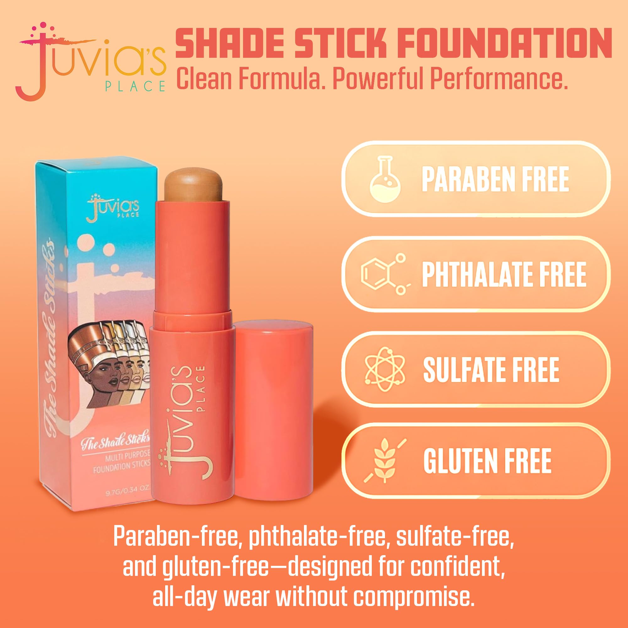 Amazon.com : Juvia's Place The Shade Stick Foundation - Brasilia