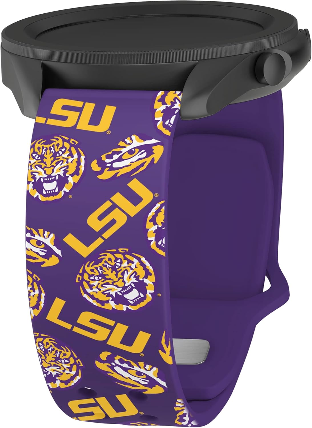 Affinity Bands Louisiana State Tigers HD Watch Band Compatible with Samsung Galaxy Watch and more