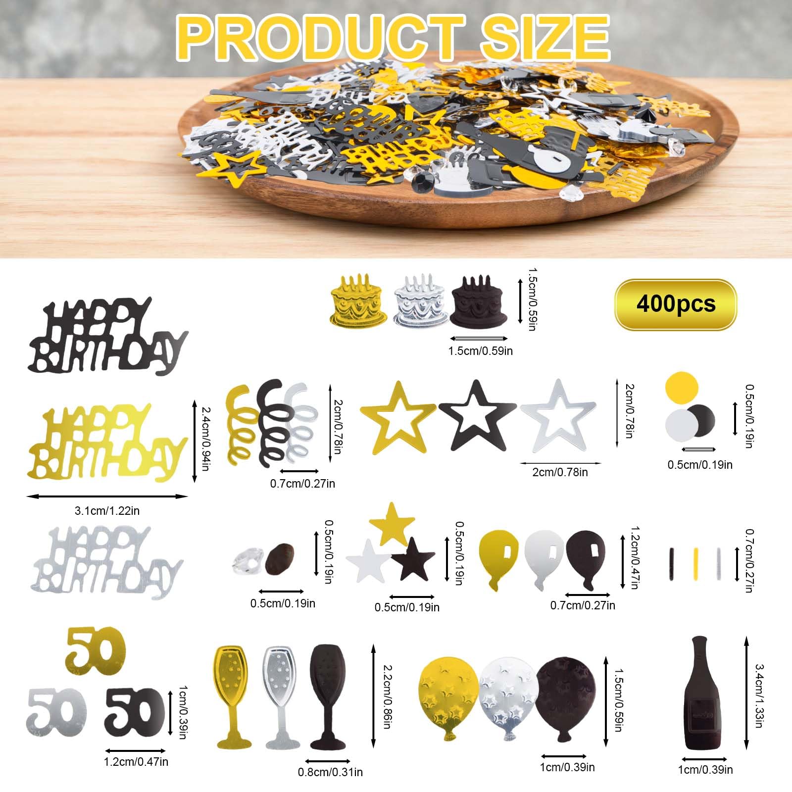 Coriandoli 40 Anni Compleanno - Blu E Argento, 30g Con Forme Numeri E Festive, Per Tavole E Decorazioni - Foto 5