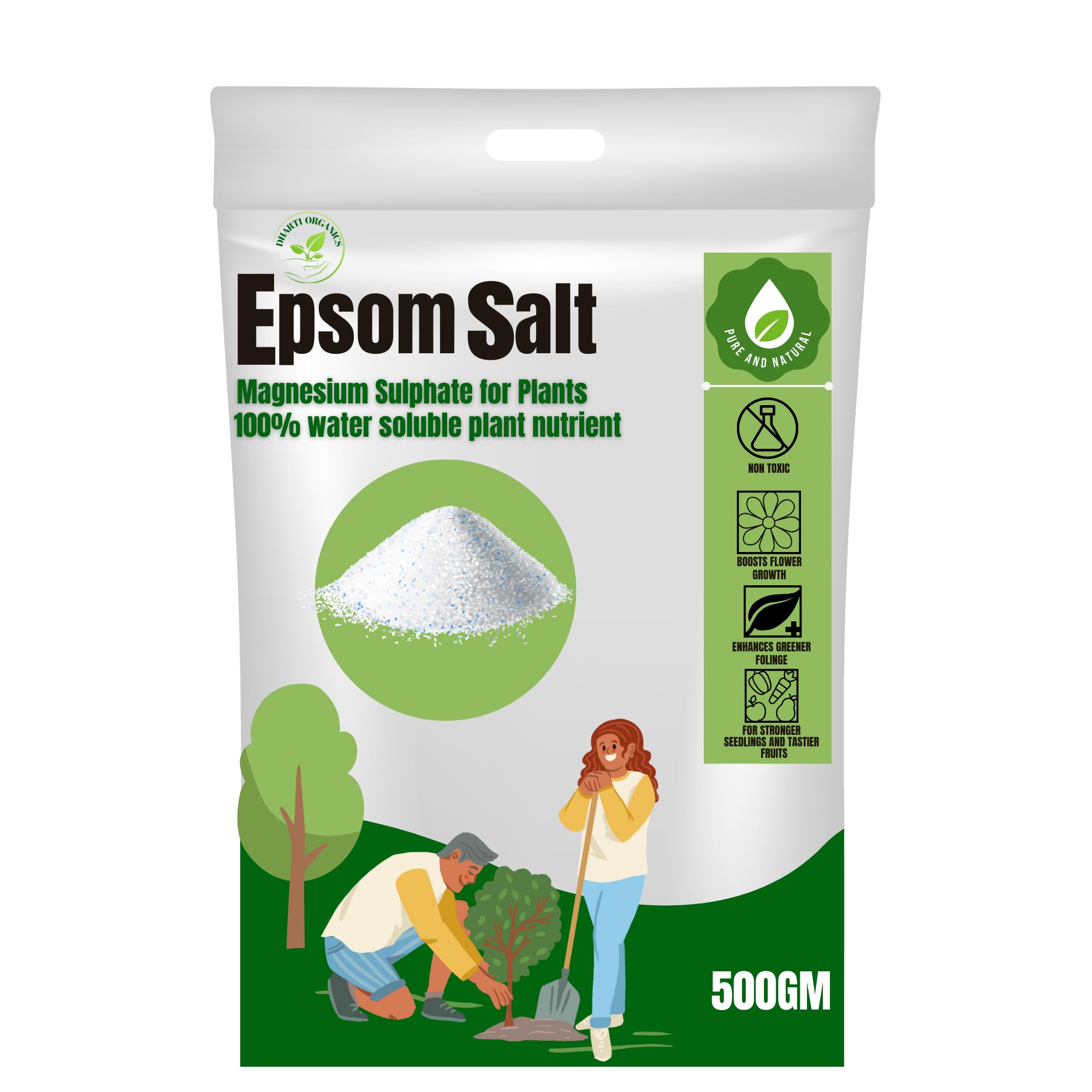 Epsom Salt (1 KG) for Plant Growth & Development| Magnesium Sulphate Fertilizer for Plants| Water Soluble Fertilizer For Plants And Gardening, Plant Growth & Development (1) (B0CYY2X44T) Amazon Price History, Amazon Price Tracker
