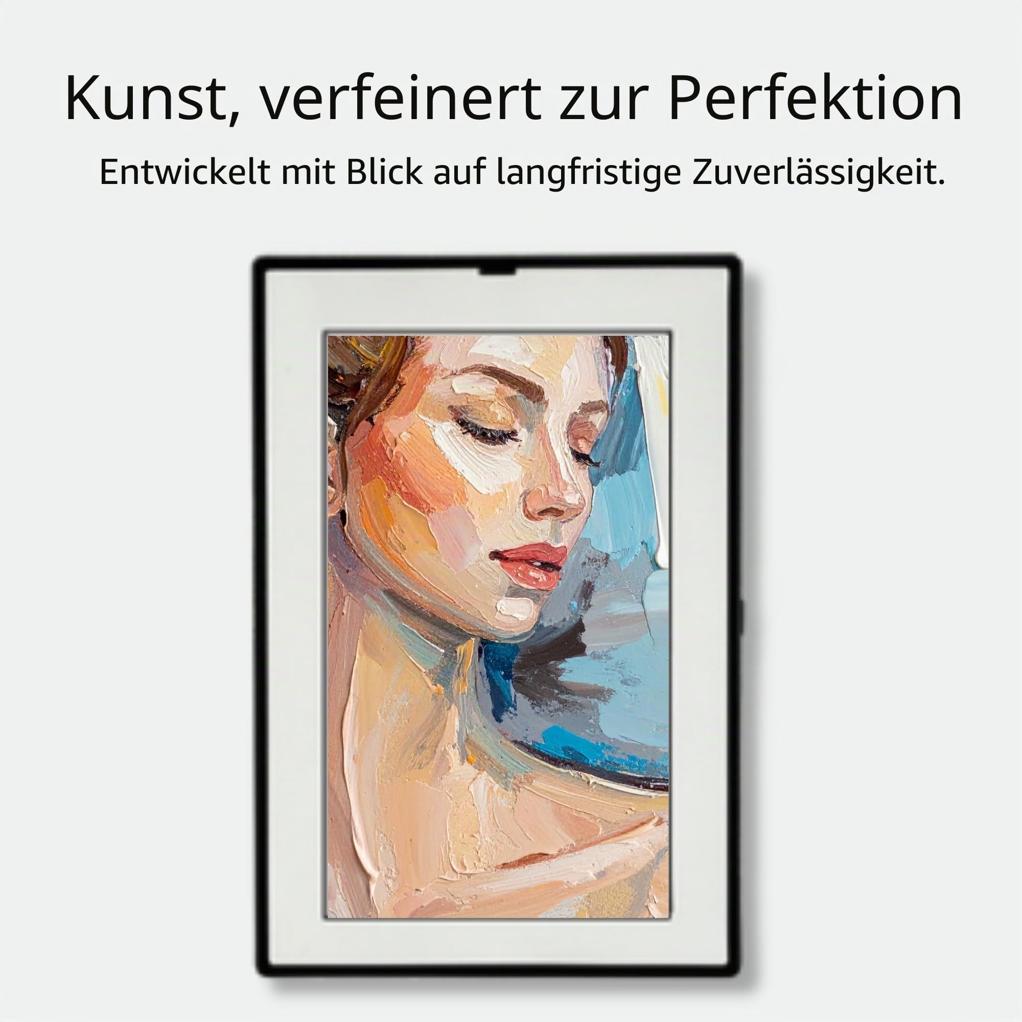 SMARTWIZ+ art – Japanischer E-Ink-Kunstrahmen, 18,9 cm Vollfarb
