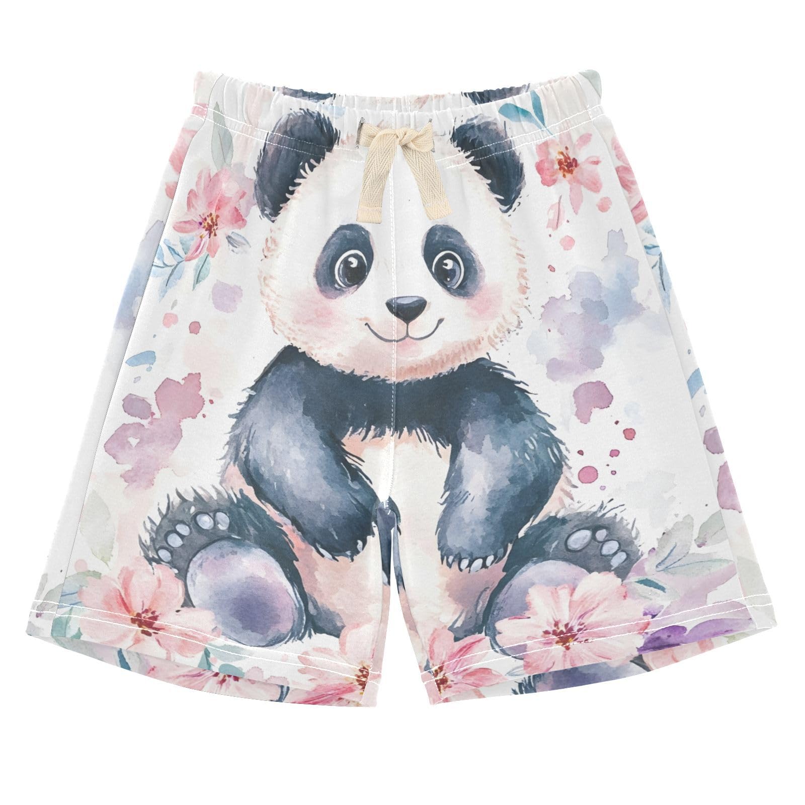 Unisex Baby Shorts Cute Panda Animal Flower Cotton Shorts for Toddlers 3T 202c0904