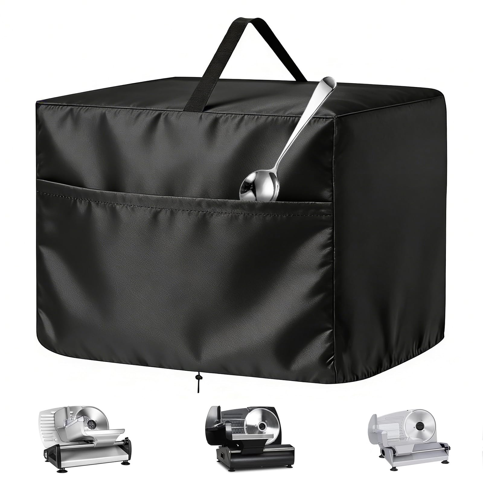 Meat Slicer Cover,Dust-proof Covers for Home compatible with OSTBA Meat Slicers Commercial,Fit for Elite for OSTBA Meat Slicer -15" L x 11" W x 11" H