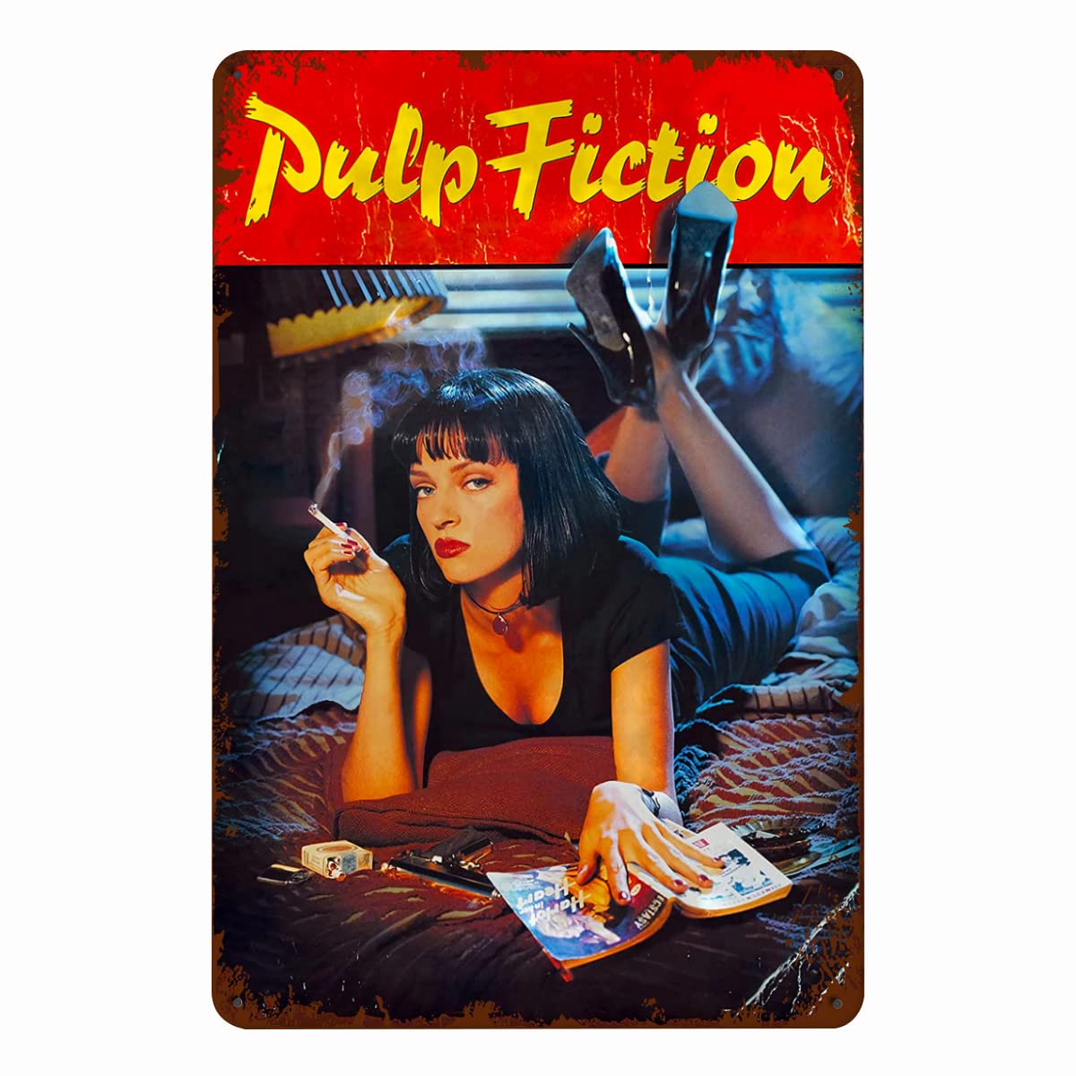 Amazon | メタルブリキ看板 1994 パルプフィクション レトロ映画