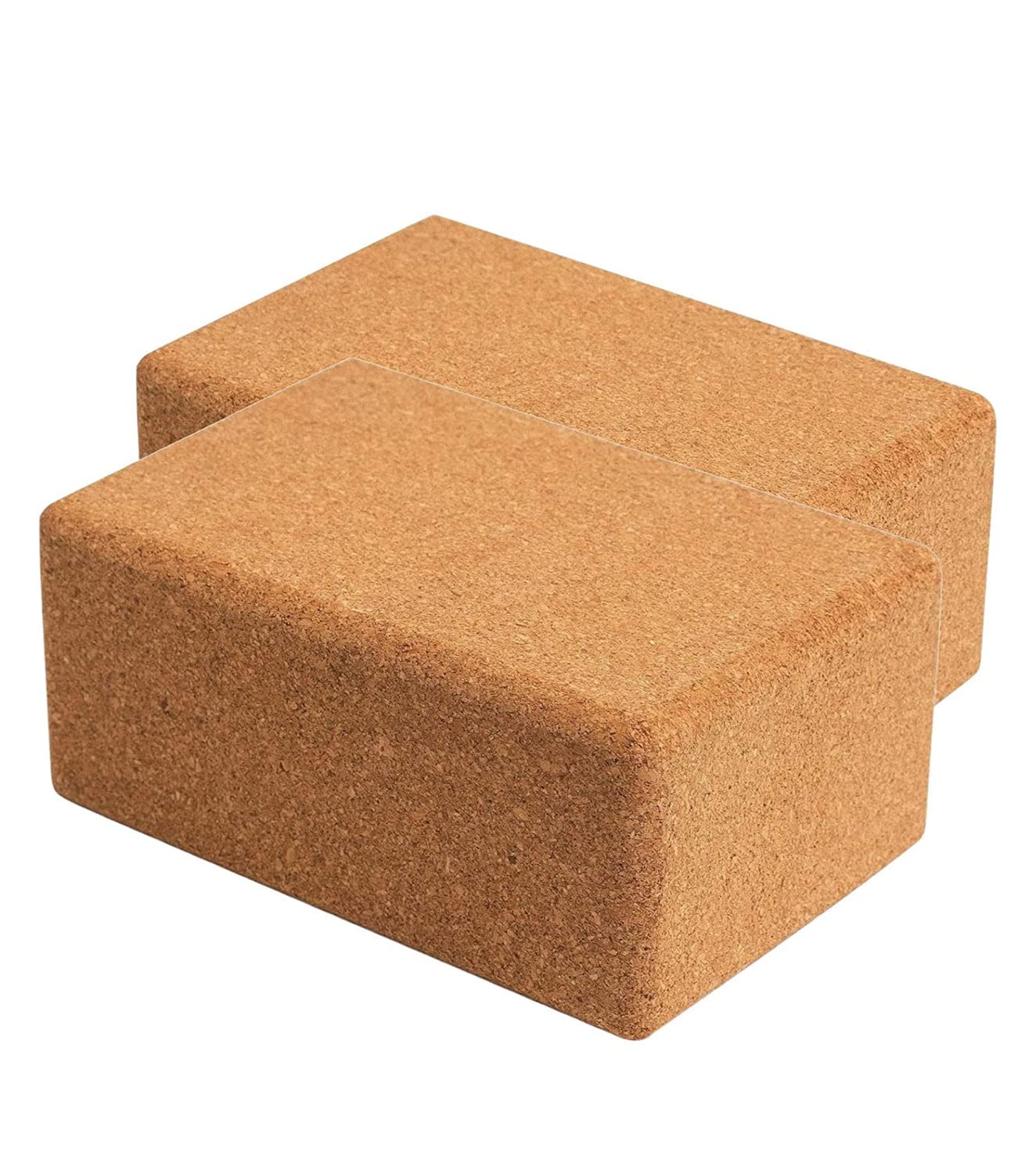 WOD Armour Cork Yoga Block Premium High Density Non-Slip Exercise Yoga Bricks, Lightweight, Odor-Resistant and Moisture-Proof, Perfect Yoga Equipment for Women & Men (Brown) (B09SWS2WKL) Amazon Price History, Amazon Price Tracker