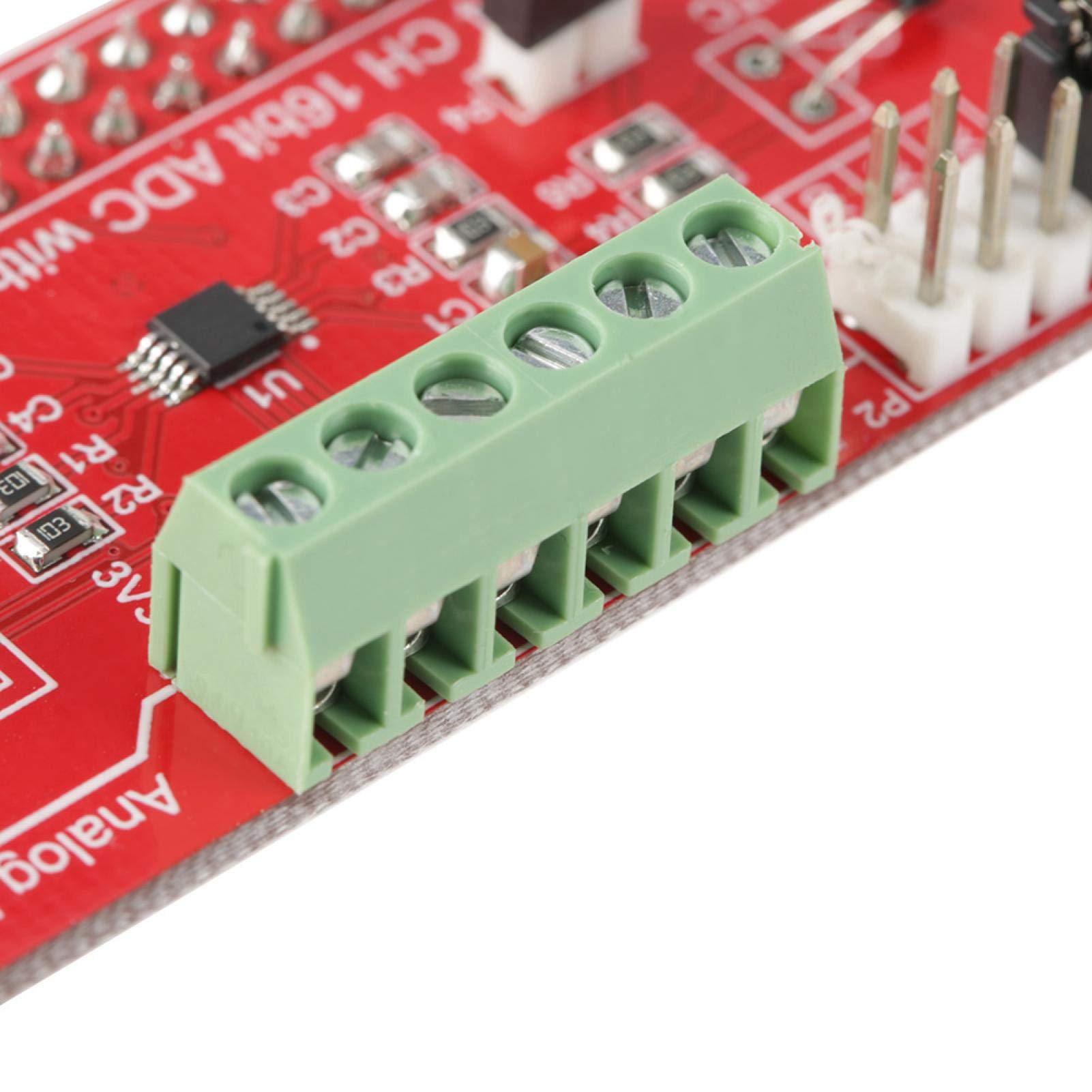 Analog-zu-Digital-ADC-Konverter, Digital-Konverter-Modul mit 4-Kanal-I2C-Adresse, 1 Stück 16-Bit ADS1115 ADC Analog zu Digital Konvertermodul für Pi 3/2/B+