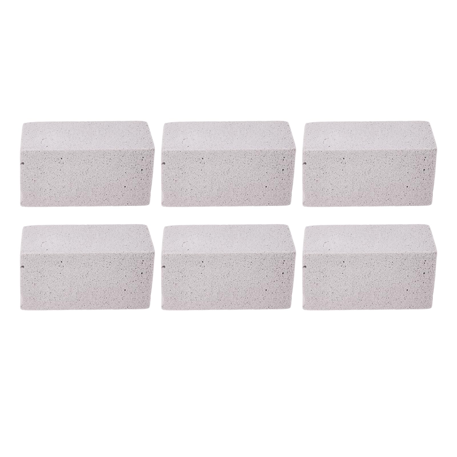 Zerodis 6 Piedras Pómez para Piscina, Bloques de Limpieza de PVC para Eliminar Depósitos de Calcio y Cal en Agua Dura, de Larga Duración, para Fregaderos de Cocina, Inodoros, Bañeras y (L)