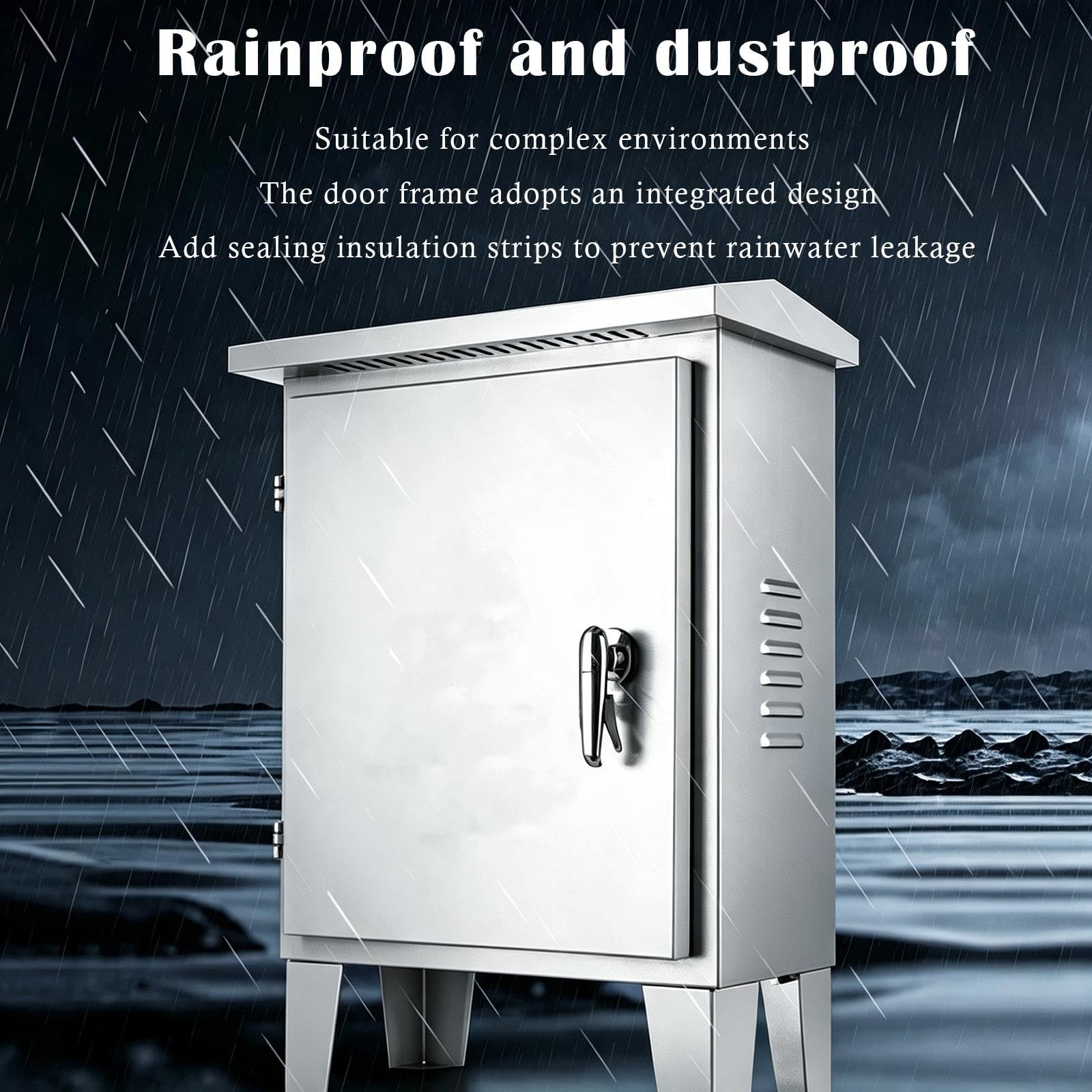 caja electrica exterior Ancho 15 25 35 40 50 60 Cm Caja Eléctrica Exterior Impermeable, Caja Eléctrica Industrial, Cajas De Proyectos Montadas Piso Electrónica(60 cm L x 50 cm W x 30 cm H)