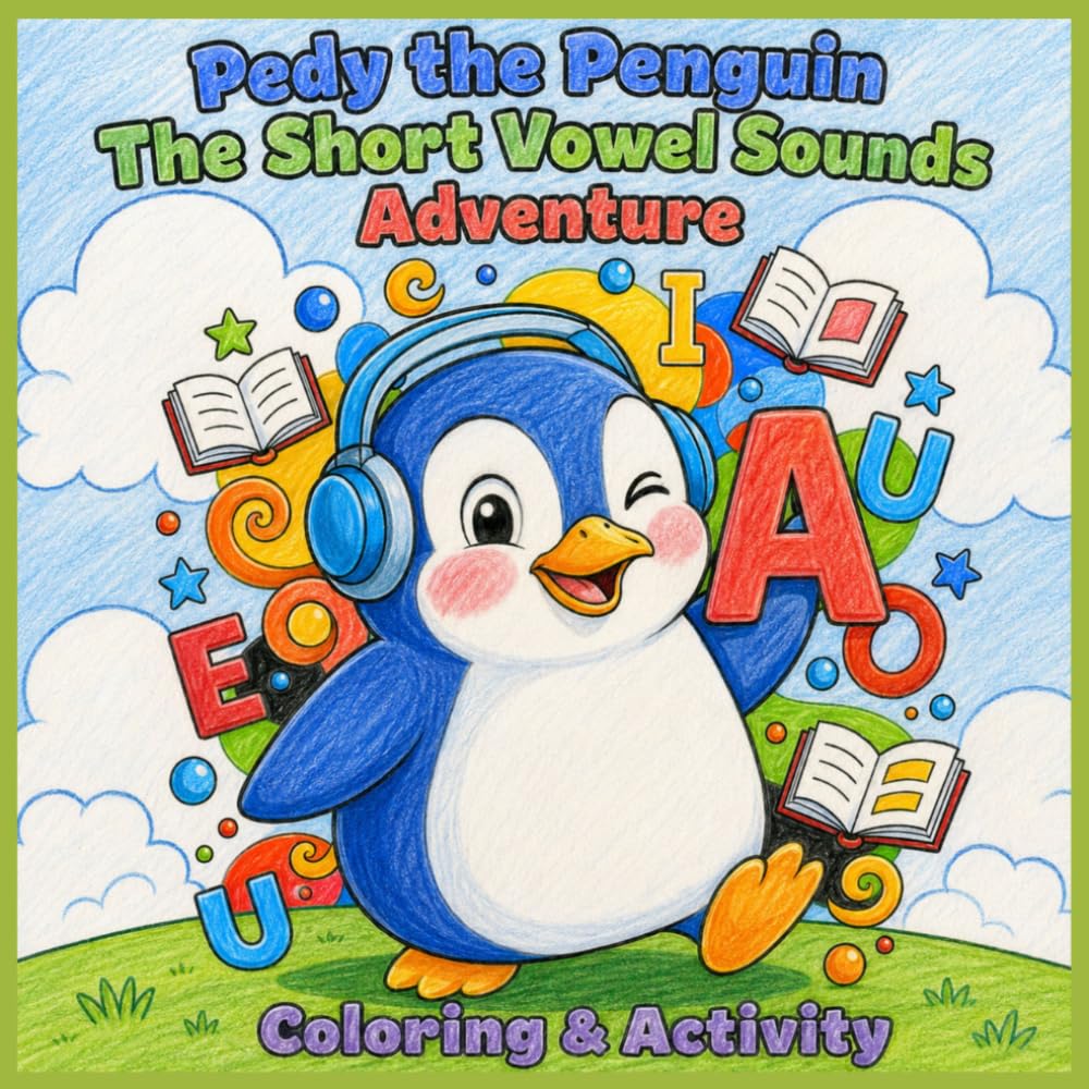 Pedy the Penguin The Short Vowel Sound Adventures (Pedy the Penguin Early Learning)
