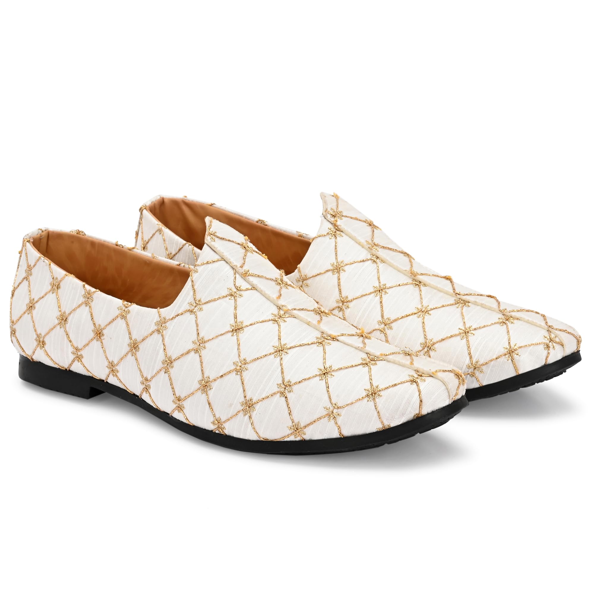 vellinto ZARIVA Royal Look Mojaris Juttis Slip On for Men-picture-49