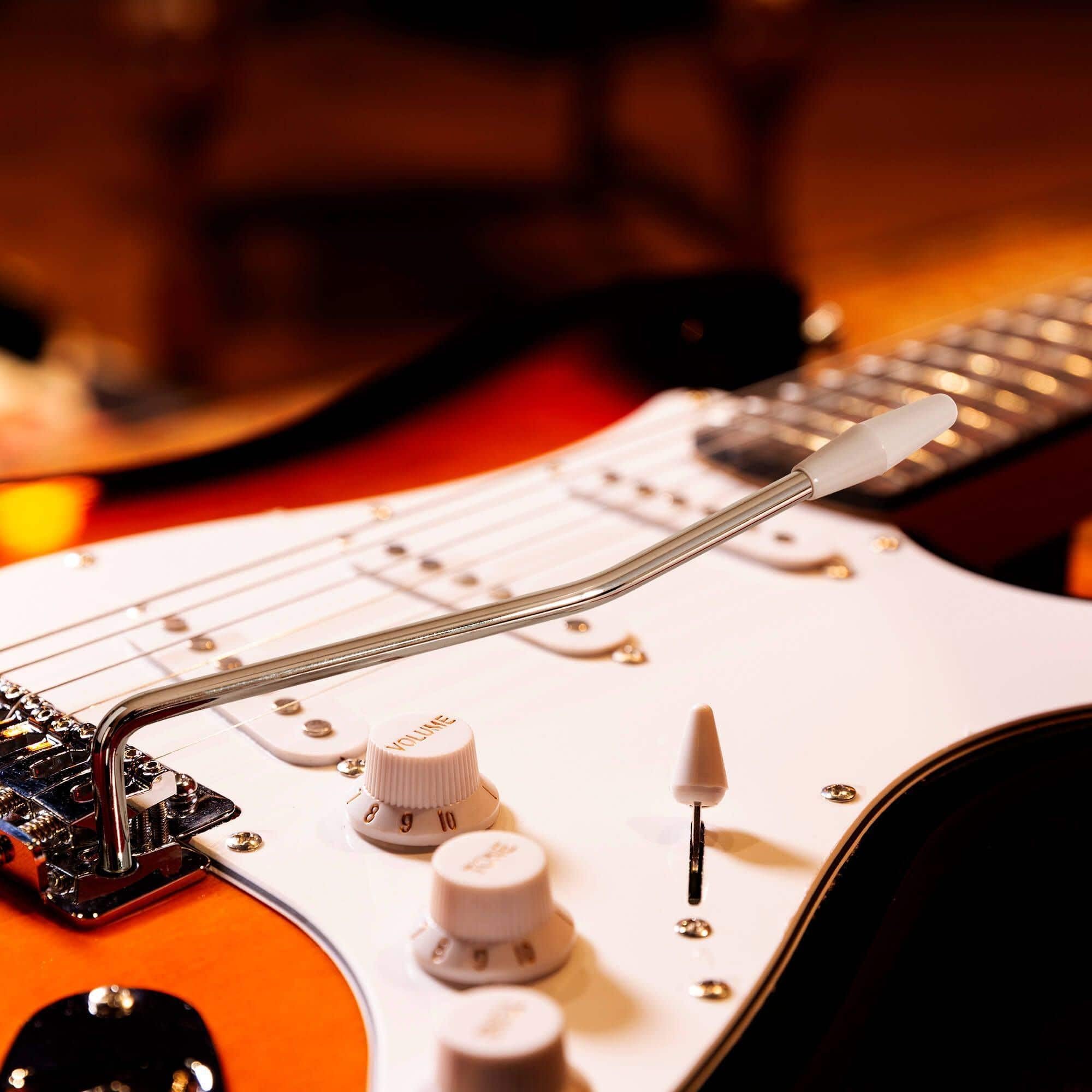 MAX GigKit Set de Guitare Électrique avec Support de Guitare - Sunburst, un Kit Idéal pour Débuter la Guitare