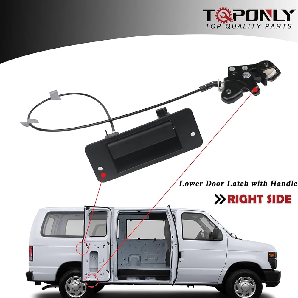 Amazon.com: TQPONLY Lower Door Latch with Handle Assembly