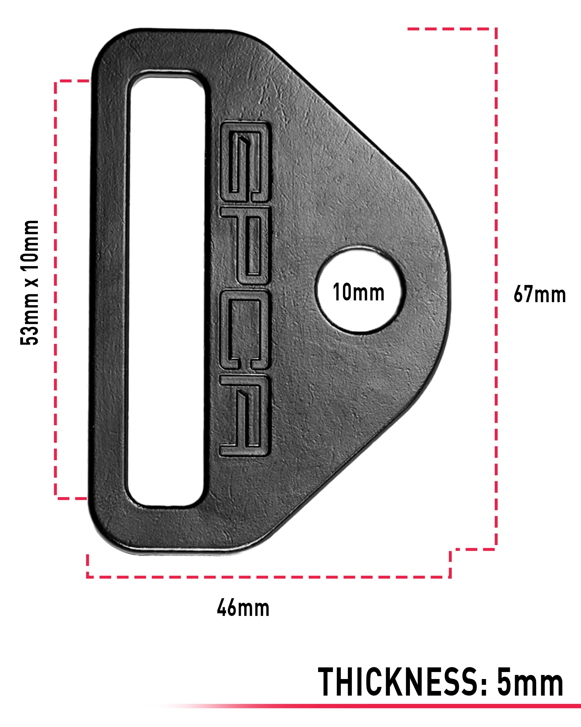 Buy GPCA TieDown Solid Metal DPlates, Heavy Duty Accessories