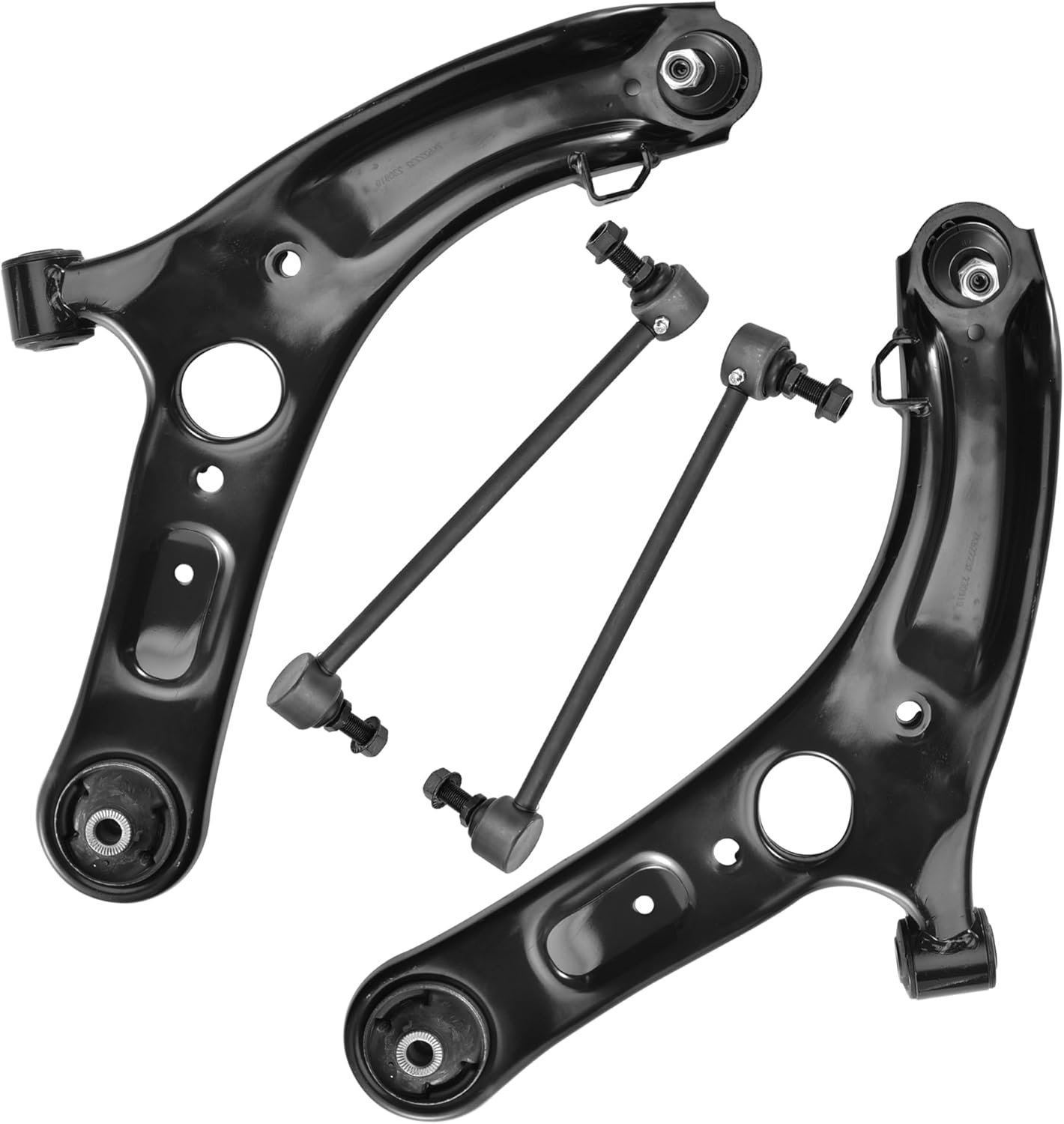 ASTARPRO - 10pc Front End Suspension Kit for 2011-2016 Hyundai Elantra Coupe, 2 Lower Control Arms w/Ball Joints 2 Sway Bars, 4 Tie Rod, 2 Boots Replacement 2012-2017 Hyundai Veloster Elantra GT