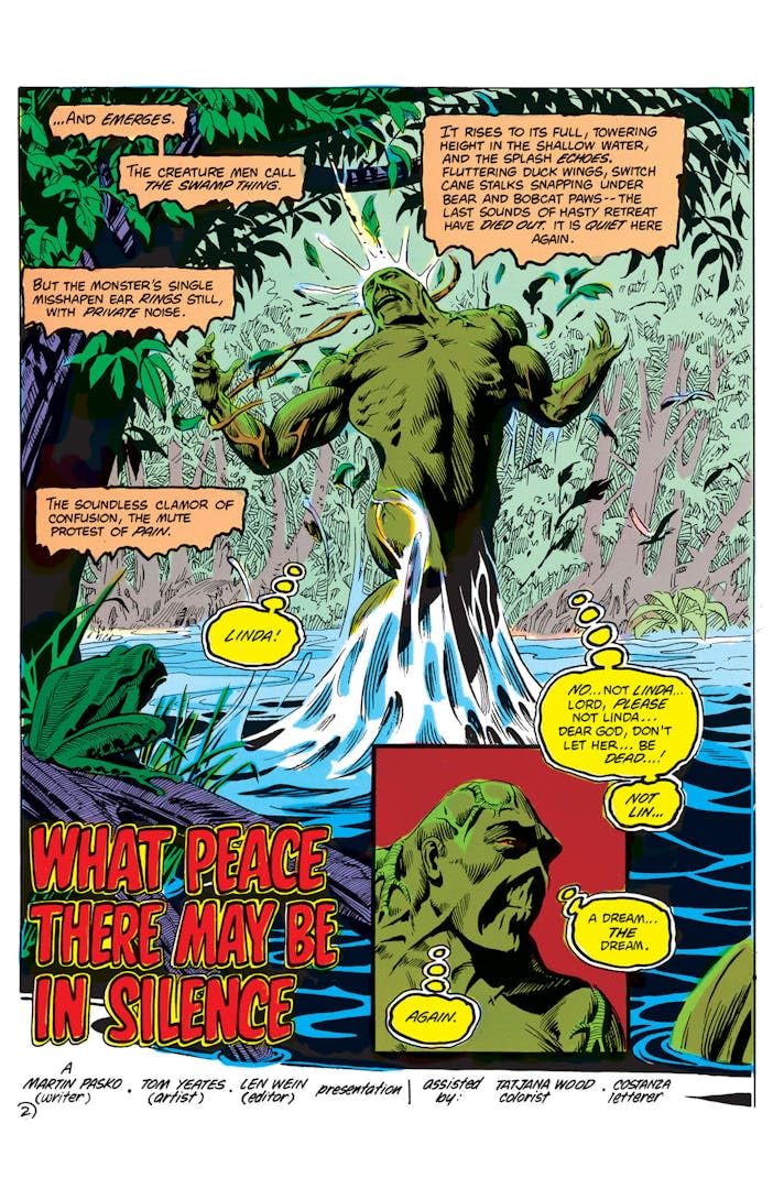 Swamp Thing: Dark Genesis Omnibus