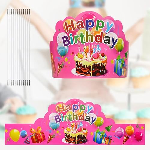 Miniatura 5 de Prejun Coronas de cumpleaños para aula, sombreros de cumpleaños para niños, coronas de cumpleaños, sombreros de fiesta para niños, aula, escuela,