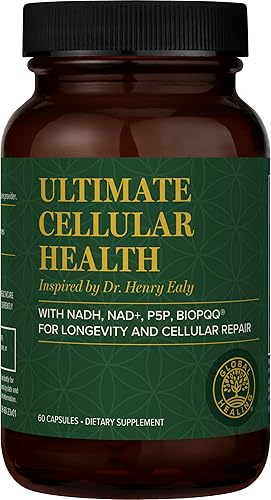 Global Healing Center - Ultimate Cellular Health - Suplemento NAD para mujeres y hombres, reparación celular, incluye resveratrol para