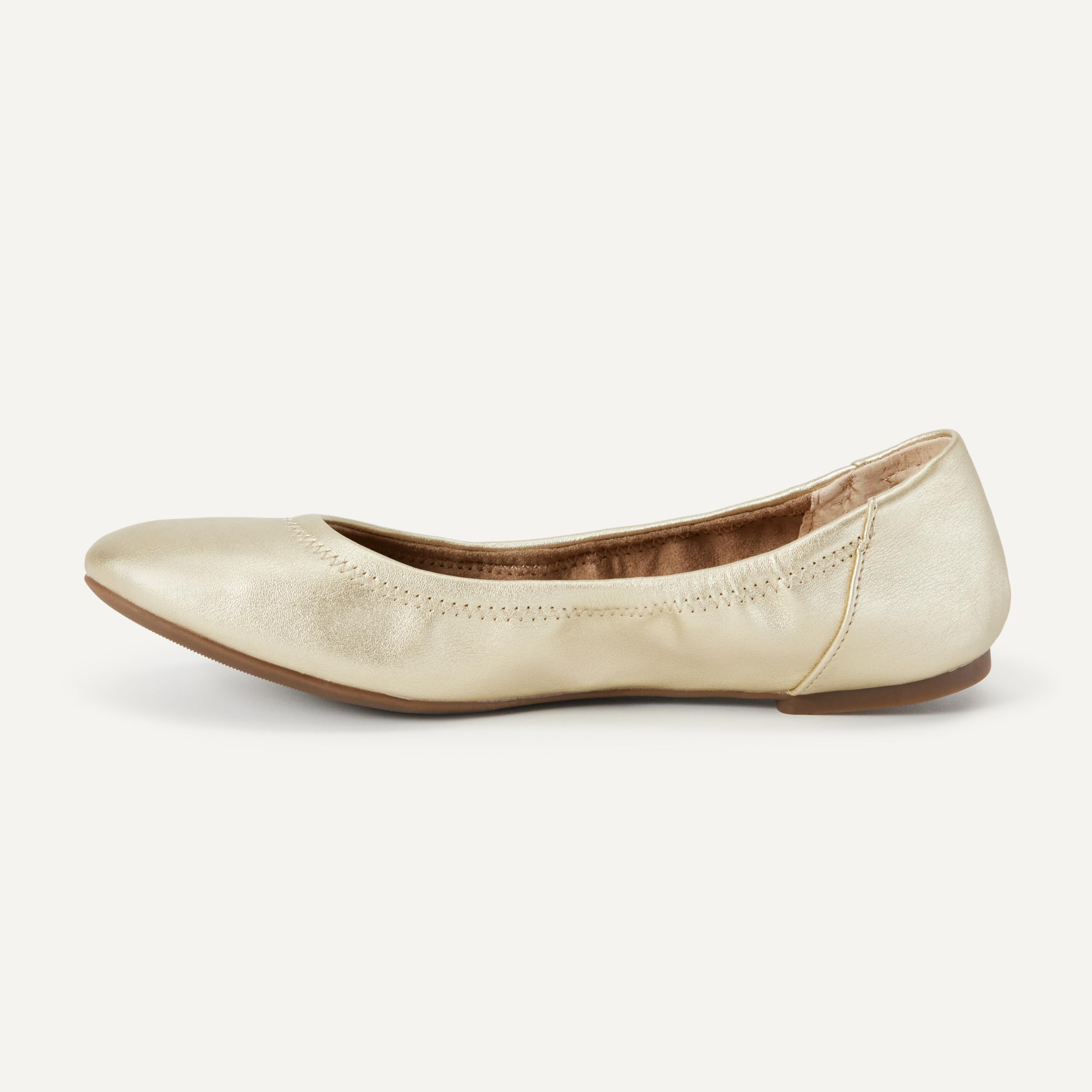 Amazon Essentials Ballerine Belice Donna, Oro, 42 EU Larga