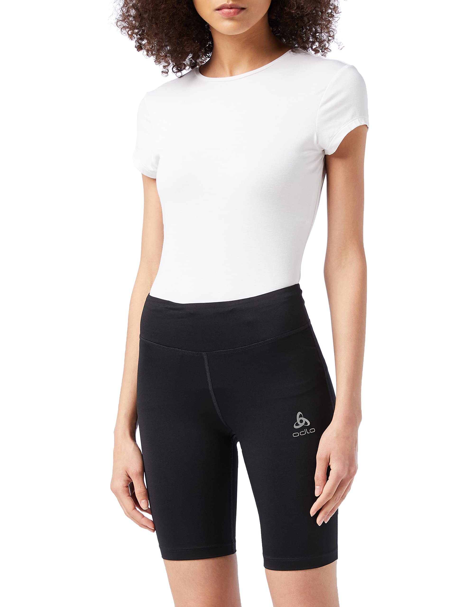 Odlo Laufhose Damen Kurz Essential I Laufshort I Sporthose Kurze Lauftights I Damen