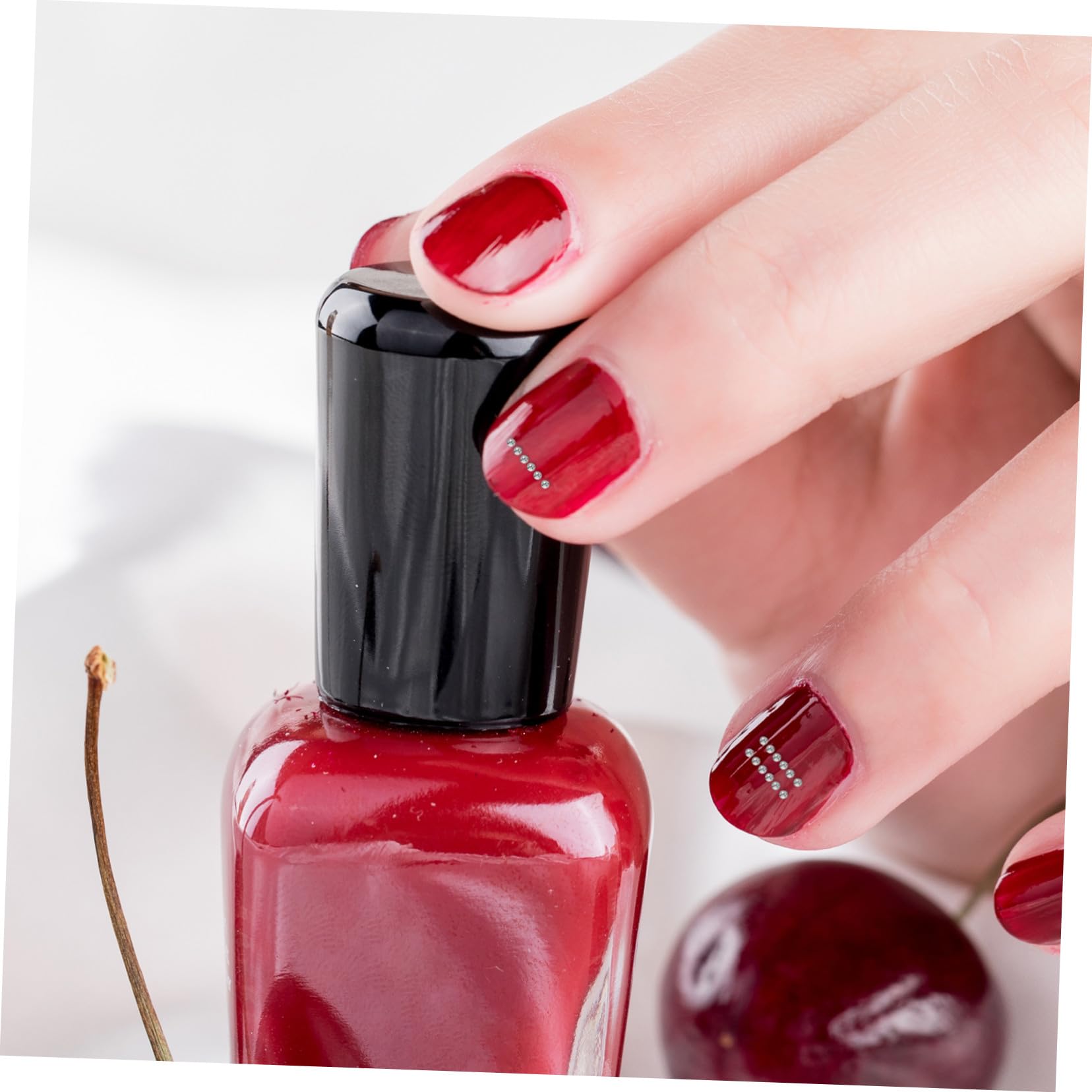 FOMIYES Perline di Metallo per Unghie Palline Decorative per Manicure Fai da Te Mini Perline in Metallo Rotonde per Design Creativi di Gioielli per Unghie