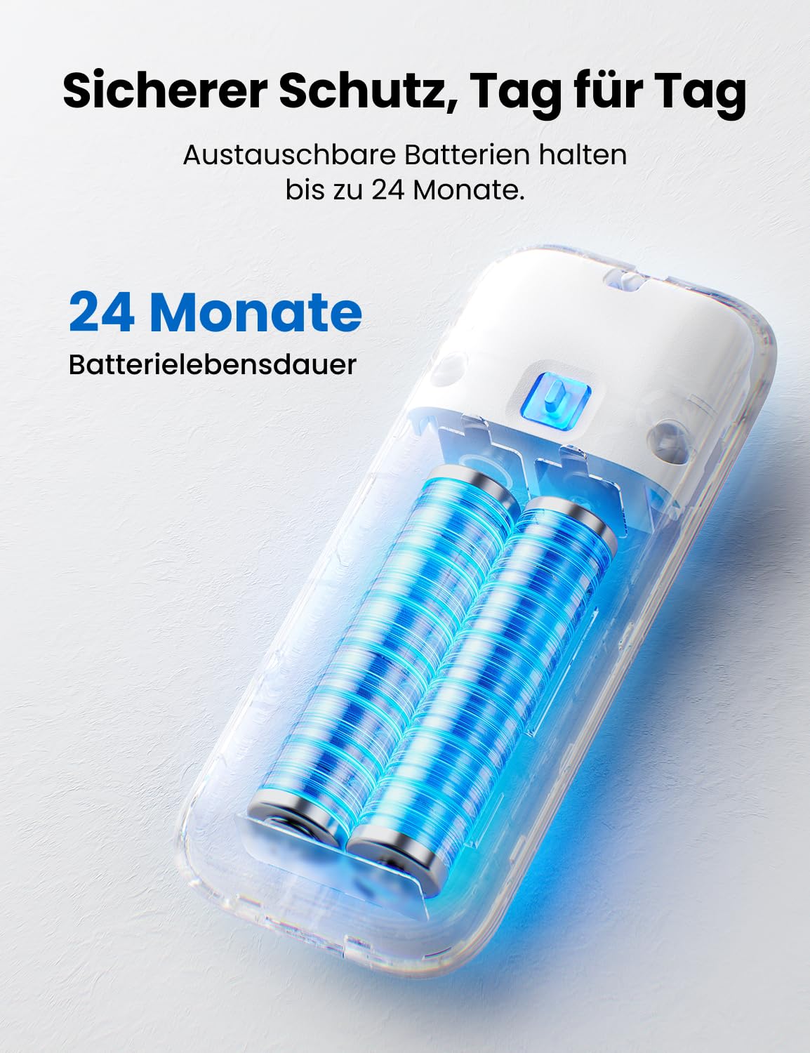 AEGISLINK WLAN Thermo-Hygrometer Innen, Smart Temperaturmonitor & Luftfeuchtigkeitssensor, App-Warnungen, Verlaufsdaten & Datenexport, Alexa-kompatibel, für ABSZ-Basisstation | Alexa-kompatibel, Smart Temperaturmonitor & Luftfeuchtigkeitssensor, Verlaufsd