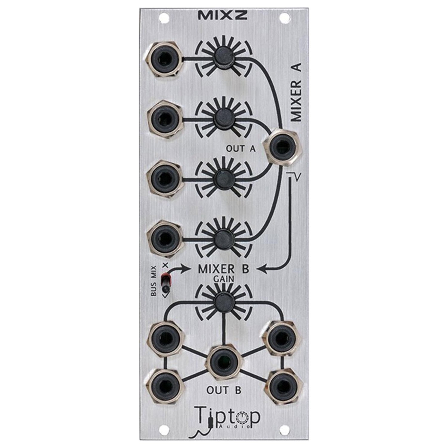 鍵盤楽器 Tiptop Audio Mixz (White Panel) Tip-Top Audio MIXZ | Midwest Modular