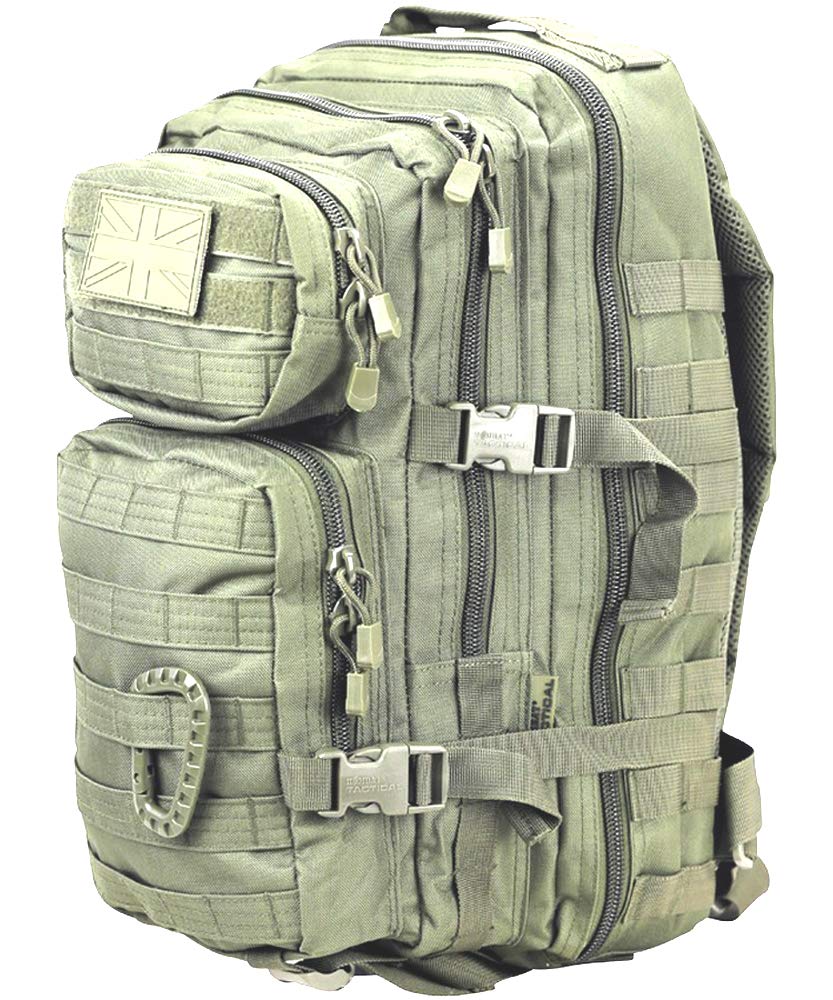 Kombat UK British Army Day Pack Small Sack Combat Rucksack Bergen Molle Green New 28 Litre L