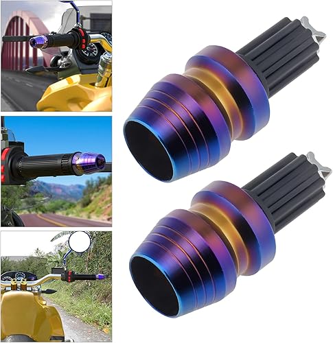 Miniatura 2 de Windance Tapones de tapa de extremo de empuñaduras de manillar de 0.630 in, deslizadores de barra de mango de aluminio CNC, Accesorios de