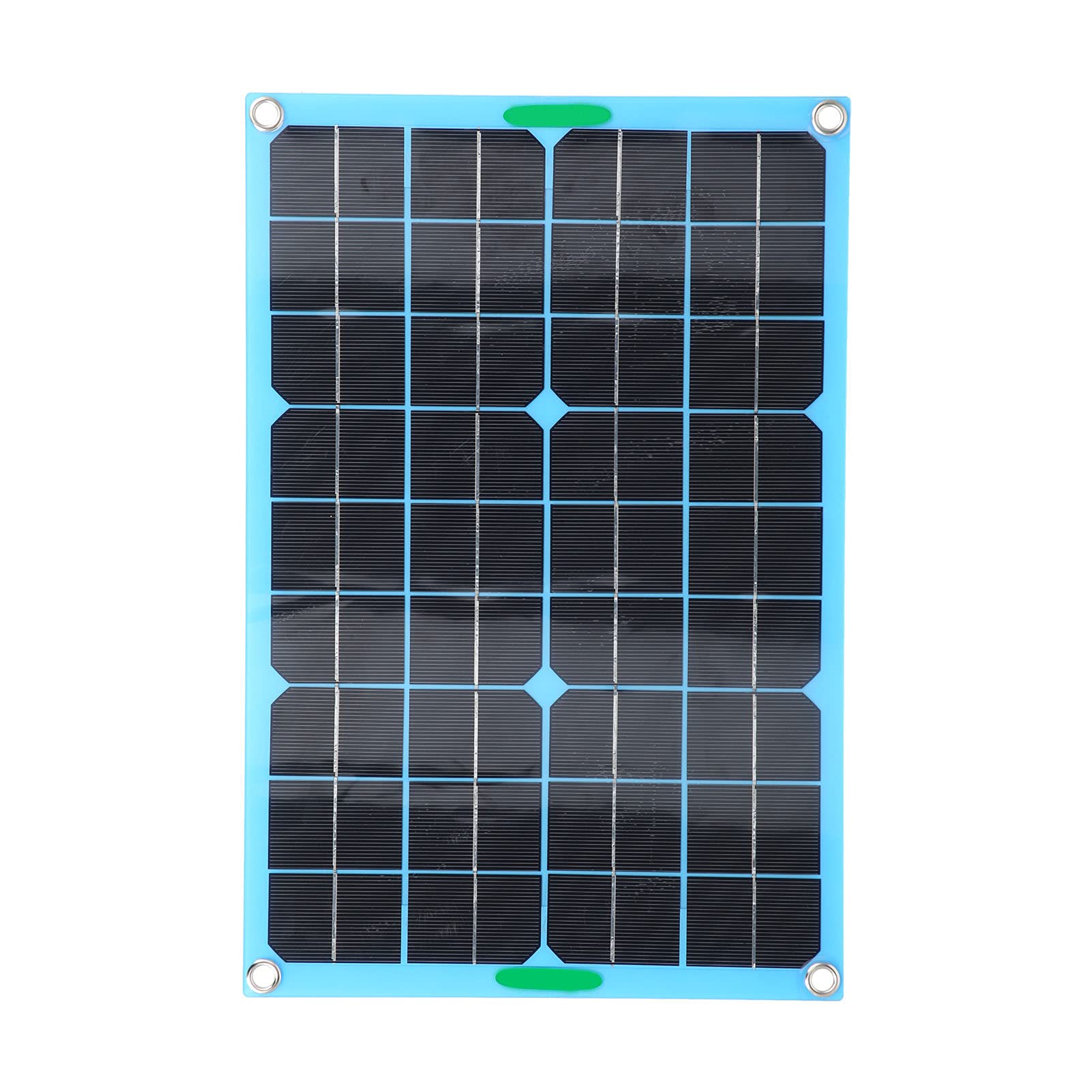 Monokrystaliczny silikonowy panel słoneczny 20 W, przenośna ładowarka USB, wysoka wydajność konwersji, z interfejsami USBDC, do smartfonów, tabletów, baterii