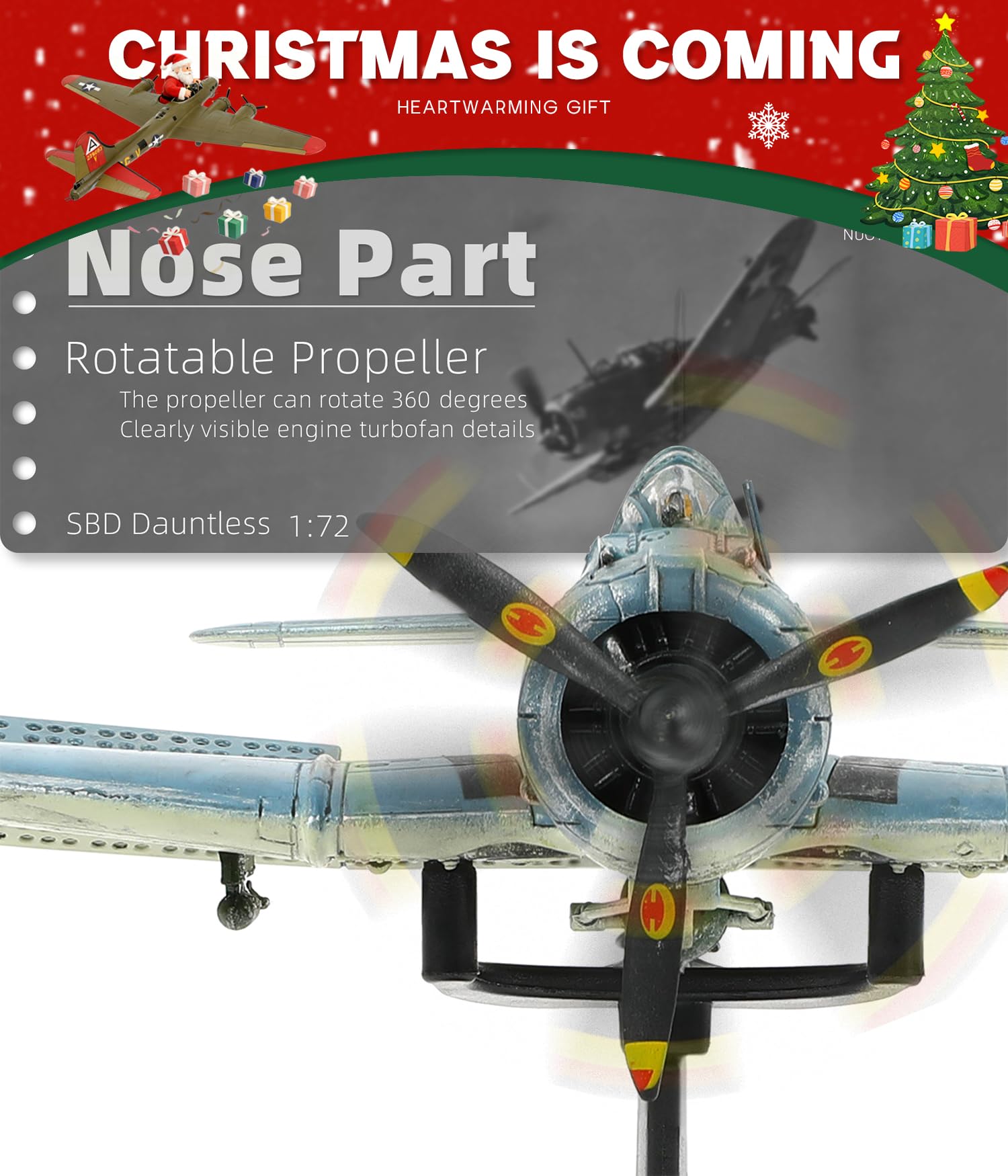 Amazon.co.jp: NUOTIE 1/72 ダグラス SBD-2 ドーントレス ダイブ