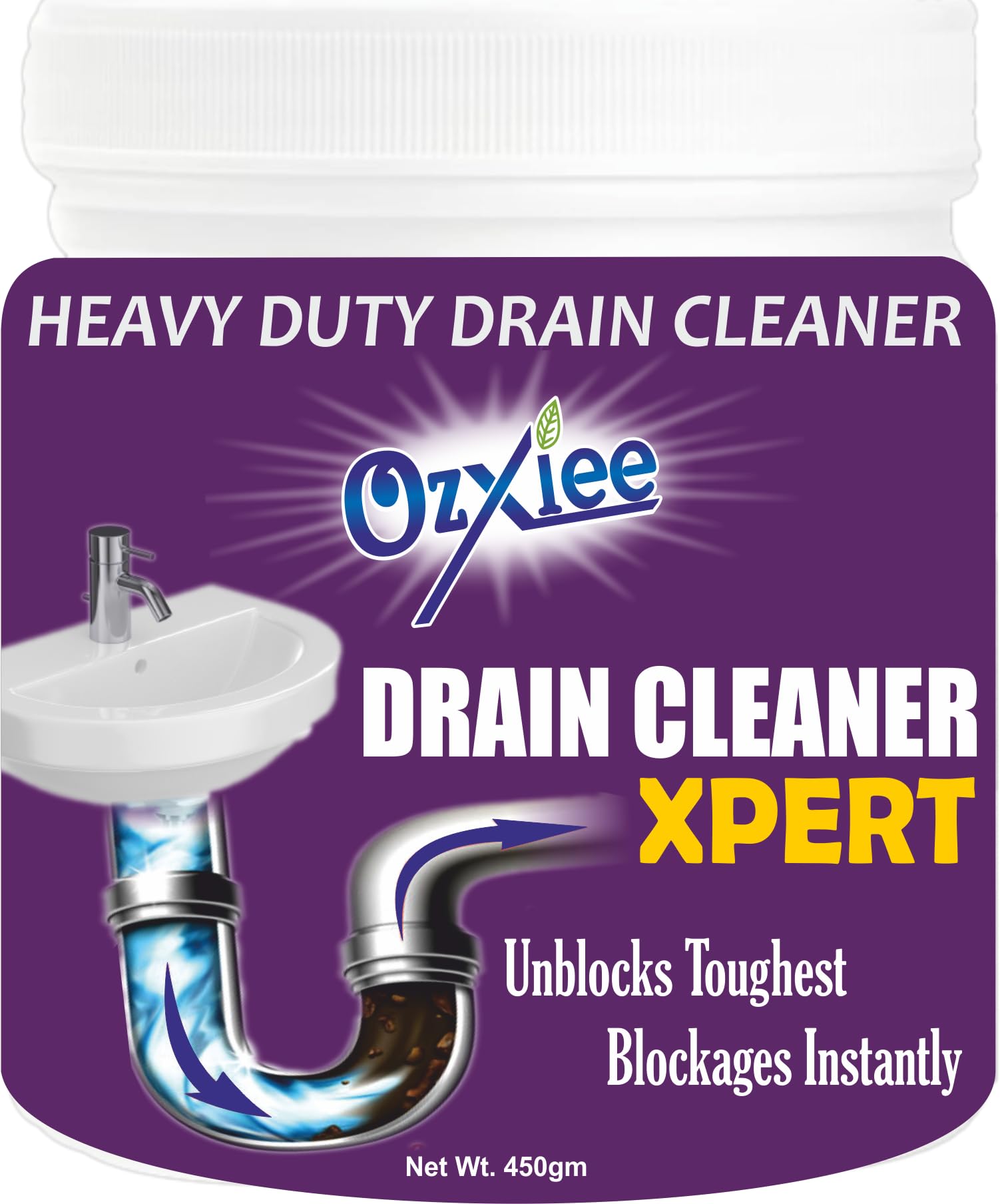 Pfroziel Ozxiee Heavy Duty Drain Cleaner (450G Pack Of 1) Instant Blockage Opener To Clear Clogged Drains Sink Pipe I (B0CGHP4TFS) Amazon Price History, Amazon Price Tracker