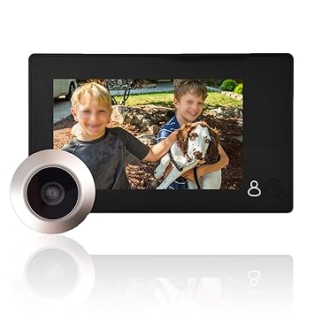 V BESTLIFE Home Video Door Eye Viewer Security Camera Visual Door Electronic Cat Eyes 4.3
