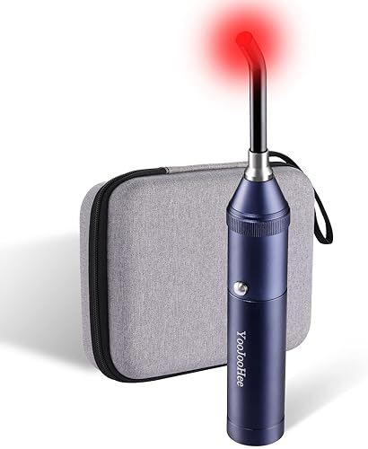 YooJooHee Terapia de luz roja, tratamiento para herpes labial y ampolla de fiebre, alivio del dolor bucal, alivio del dolor curativo para boca,