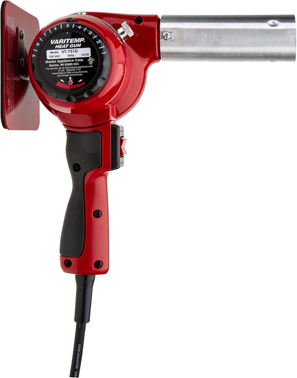 Review Discount Master Appliance VT-752D Industrial Heat Gun, Quick Change Plug-In Heating Element, Variable Temperature, 220V, 1980W, 9 Amps, Assembled In USA Black Friday - 80% OFF Master Appliance VT-752D Industrial Heat Gun, Quick Change Plug-In Heating Element, Variable Temperature, 220V, 1980W, 9 Amps, Assembled In USA