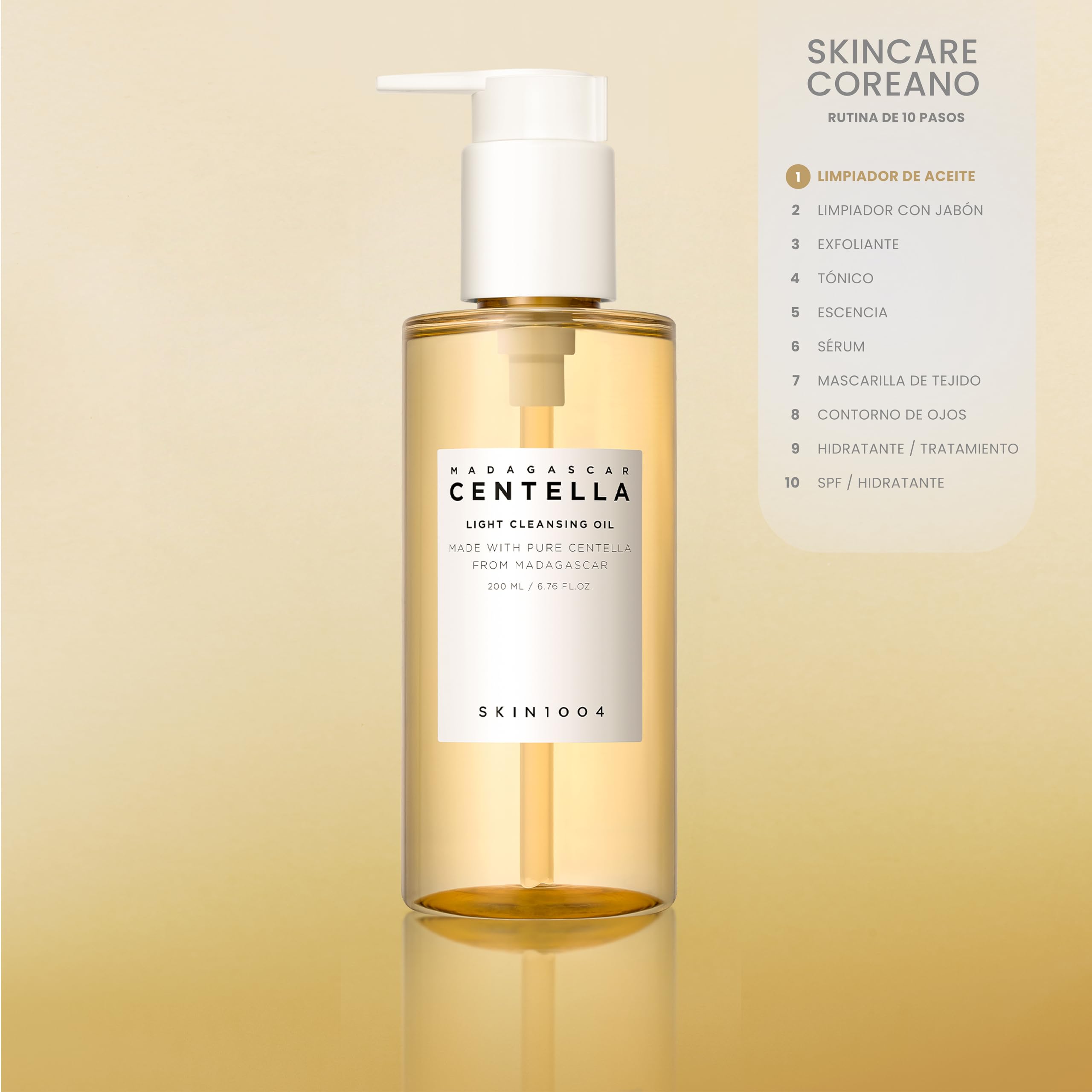 Madagascar Centella Light Cleansing Oil by SKIN1004 for Women – Limpiador de 6,76 oz