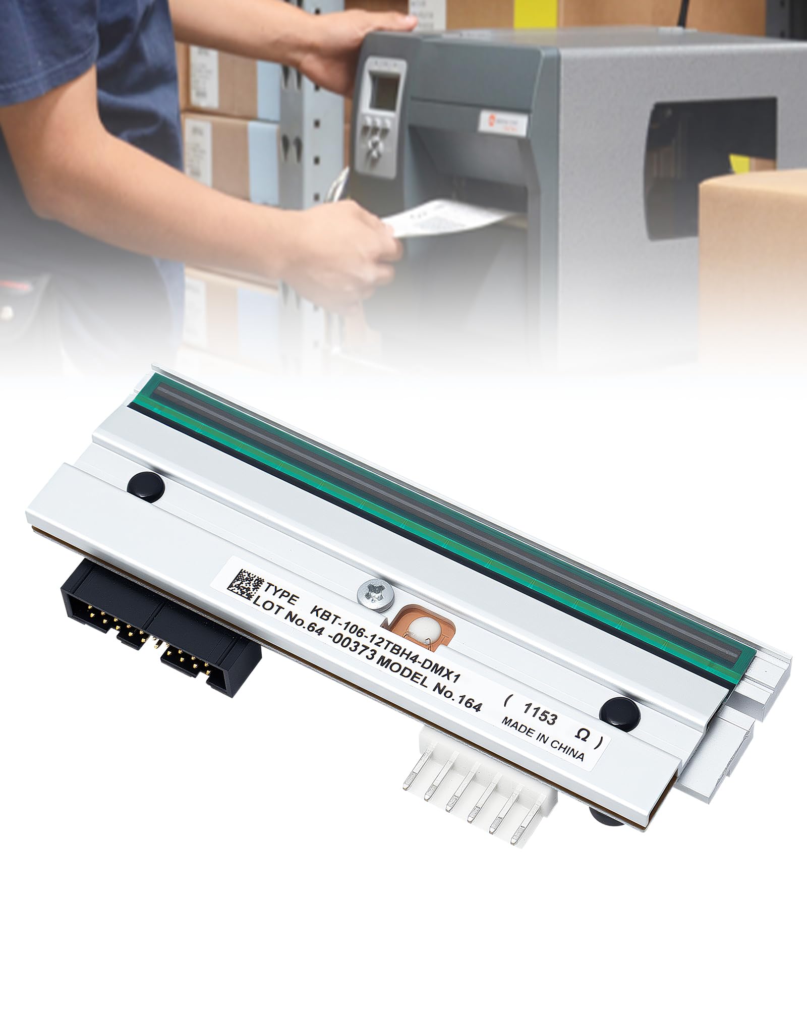 PHD20-2279-01 Genuine Printhead for Datamax I-4310 I-4310E Mark II, New OEM Print Head Replacement for Datamax-O'Neil Barcode Thermal Label Printer 300dpi