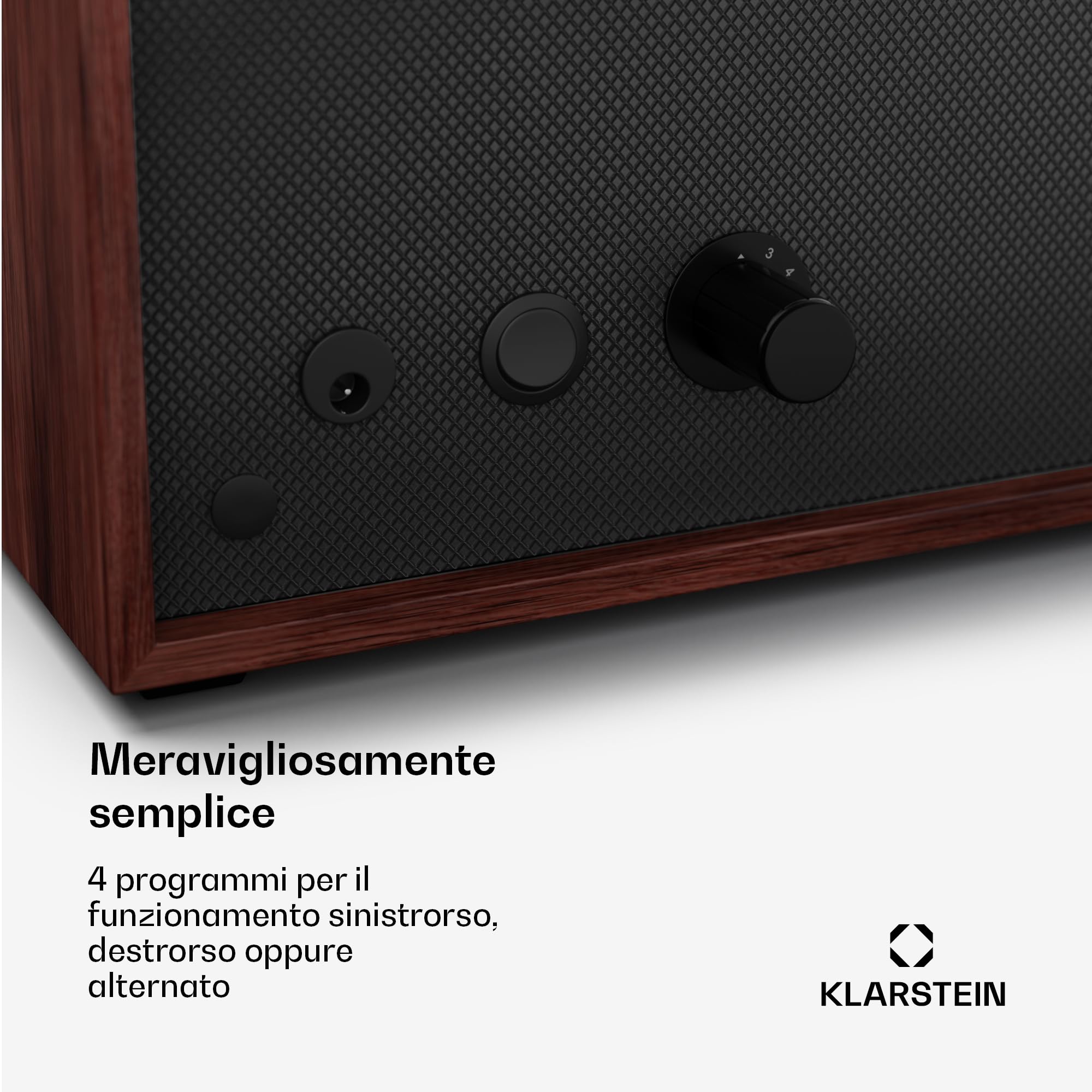 Klarstein Carica orologi automatica, carica orologi automatica, carica orologi automatica, carica orologi con porta in acrilico, caricaorologi automatico, LED blu, orologio Winder con 4 impostazioni