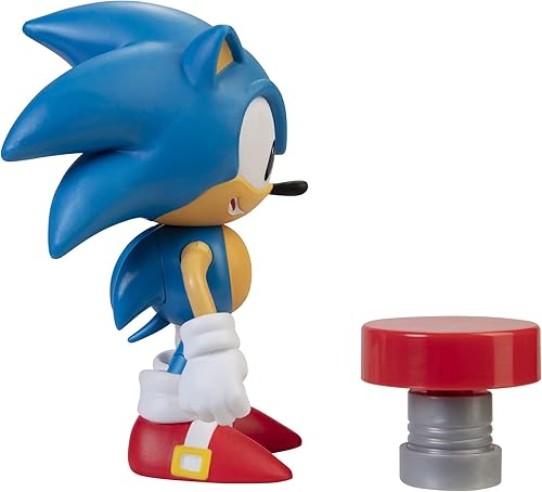 Miniatura 3 de Sonic 4"- Classic Sonic w/Spring- Wave 4 (en línea) articulado
