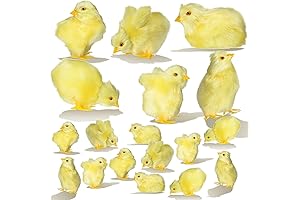 Squishy Chicks for Easter Joy: Furry Realistic Fake Easter Chicks with Sound