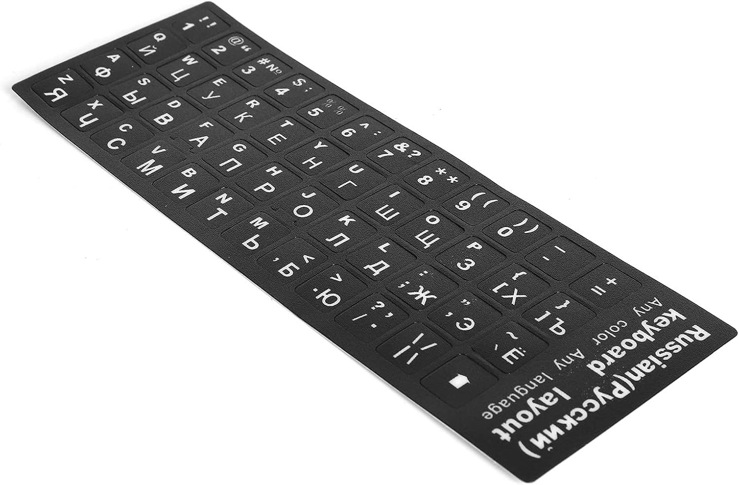 Dioche Russian Keyboard Sticker Replacement for Desktop PC and Laptop - WearResistant, EcoFriendly PVC Keyboard Accessory for 10-17 Inch