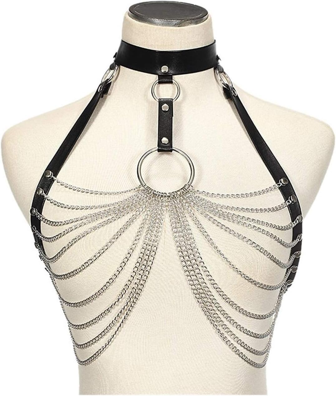 JSBH Body Harness Chain Bra Top Chest 