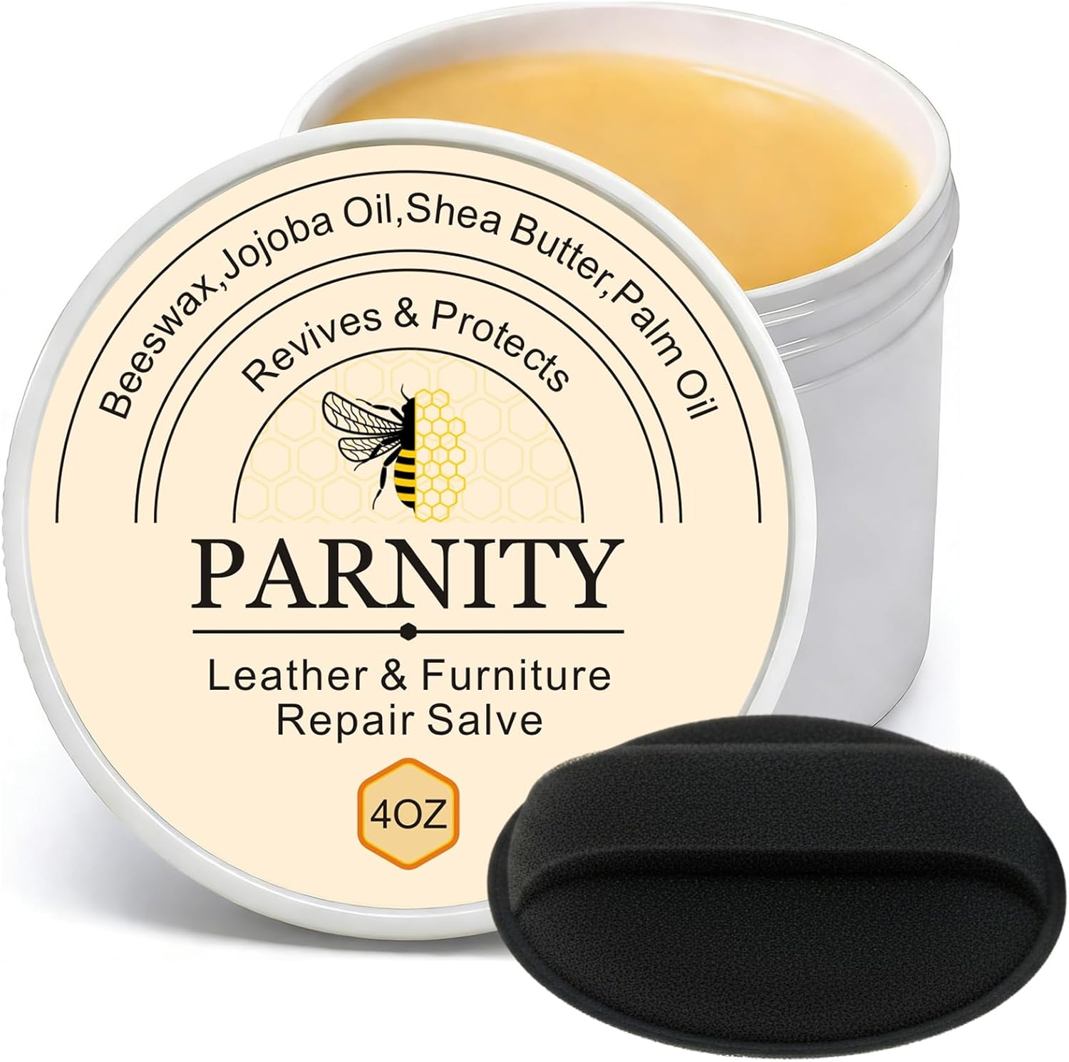 Leather & Furniture Repair Salve,Conditioner for Couches Purse Bag Car Seat,Polisher Moisturizer and Restorer Leather Wood,Prevent Cracking or Fading