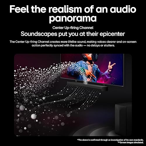 Miniatura 8 de LG S70TY Barra de sonido de 3.1.1 canales QNED para TV, Dolby Atmos, Wow Orchestra, lista para altavoces traseros, subwoofer inalámbrico