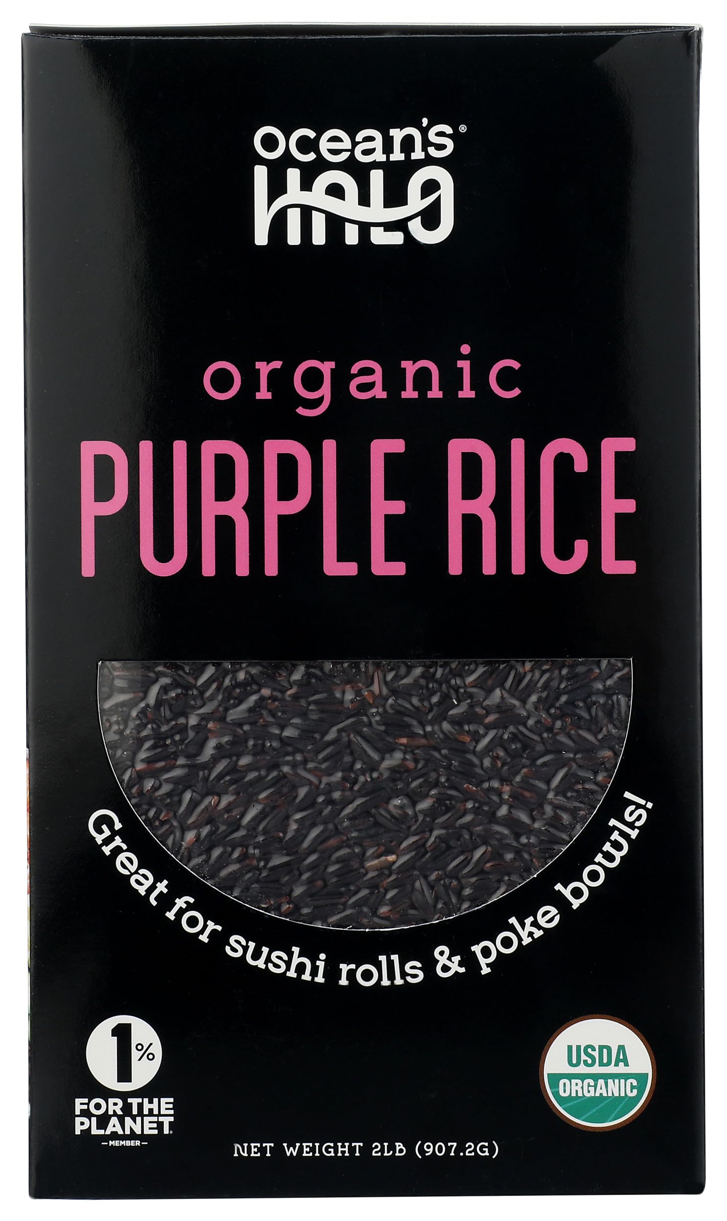 OCEANS HALO Organic Purple Rice, 32 OZ