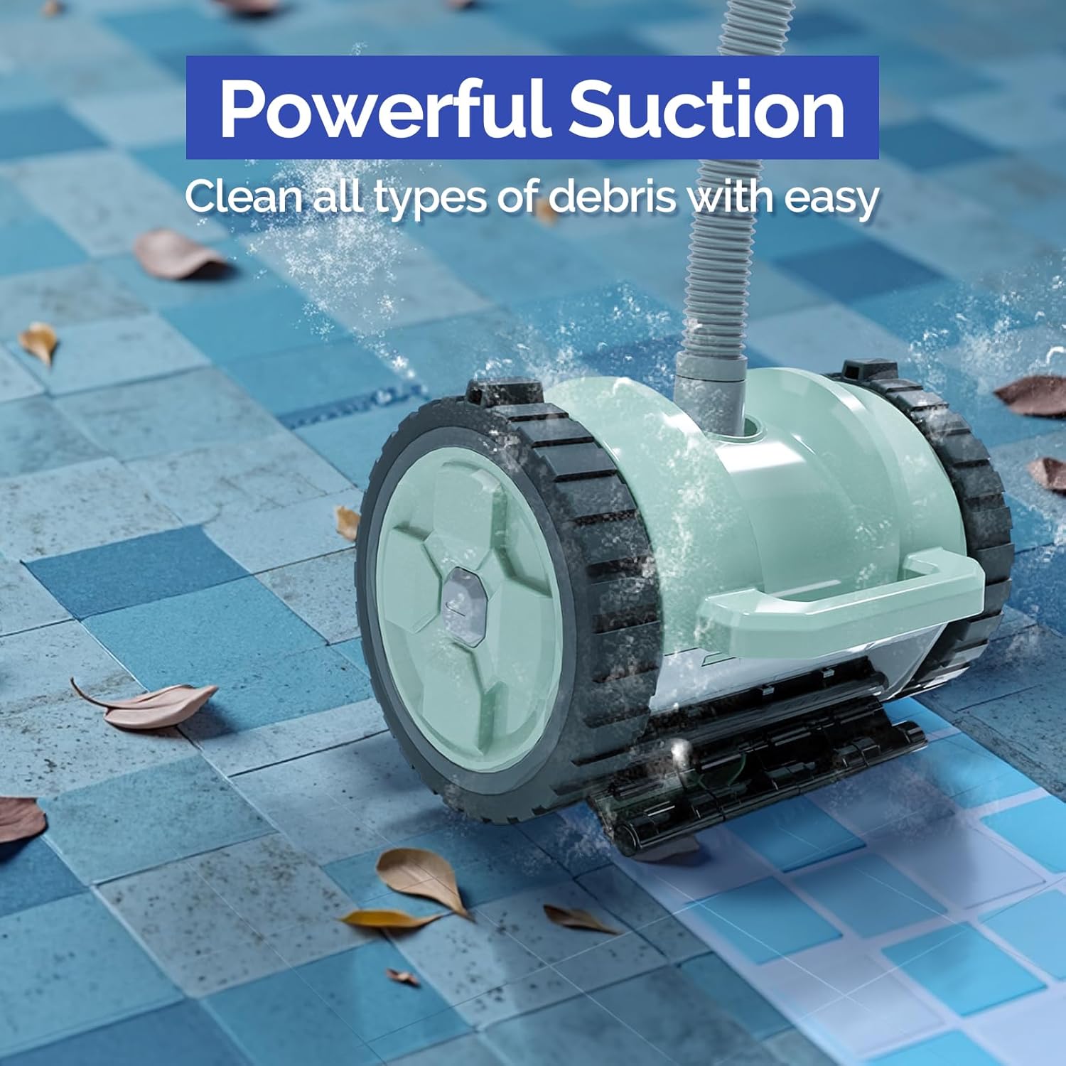 Powerful Suction Cleaning Debris