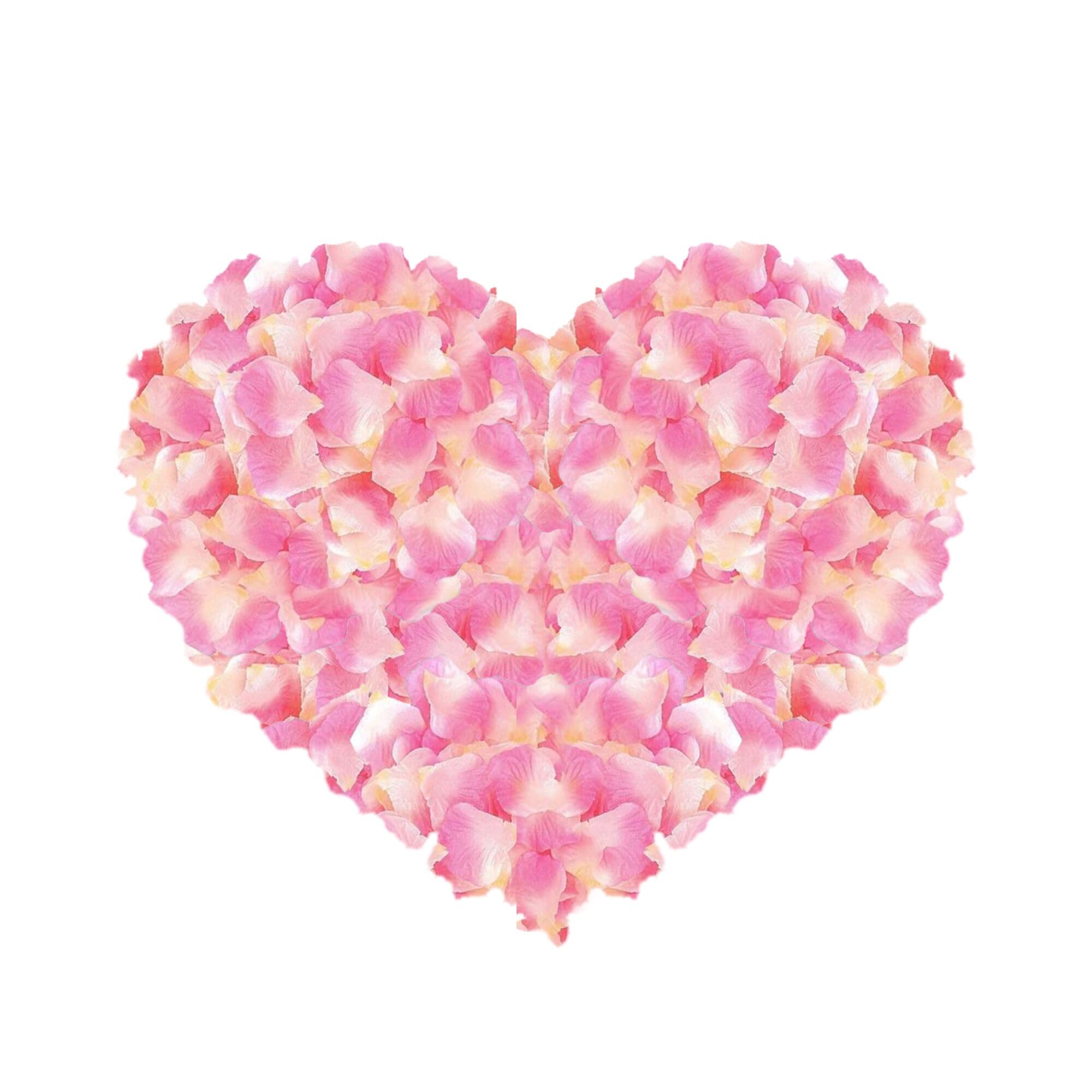 Pétales de rose pour soirée romantique et nuit de noces inoubliable