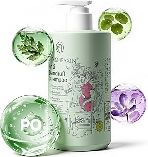 Anti Dandruff Shampoo - Scalp Deep Cleansing, Excess Sebum Care, Natural Ingredients - For Women & Men, Soothes Itchy, Dry Scalp, 16.8 fl.oz