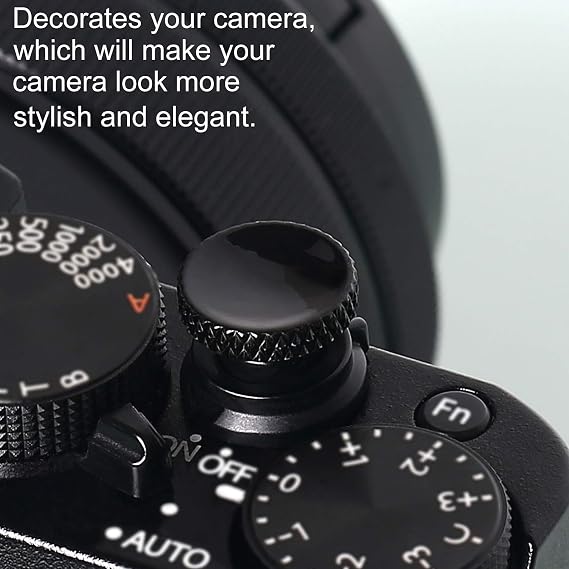 Camera Shutter Button, Delicate Soft Shutter Release Button (3 Pack)